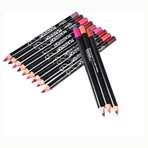 Pack of 12 - Lip Liner Pencil - Multicolor