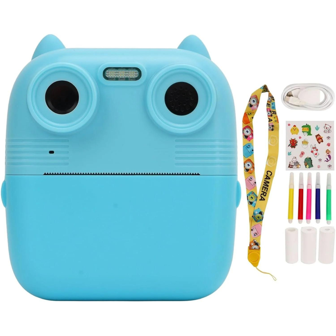 Children's Instant Print Camera Kids Digital Photo Video Camera with Thermal Printer Child Camera Birthday Gift Toy for Boy Girl