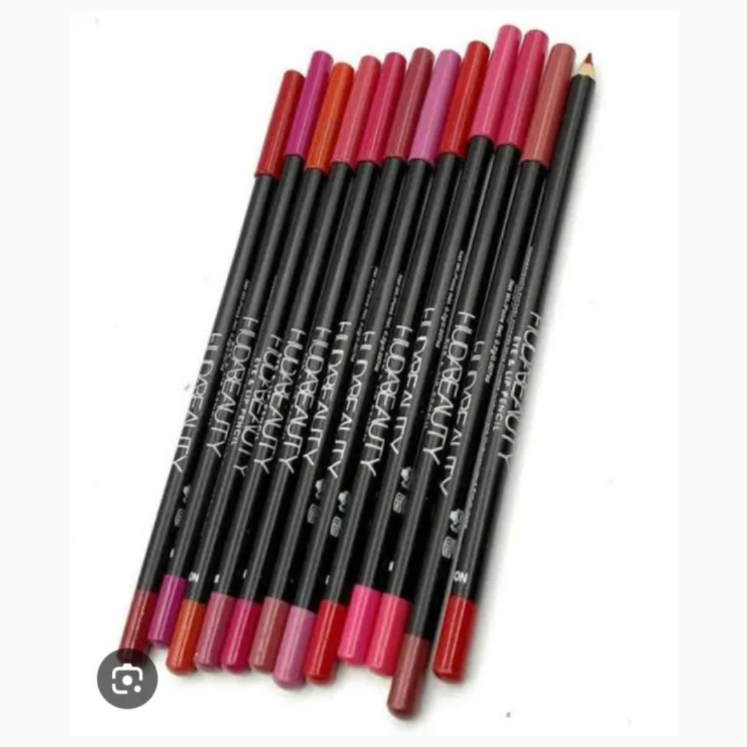 Lip Liner Pack Of 12 | Lipstick Pencil For All Ages Girls