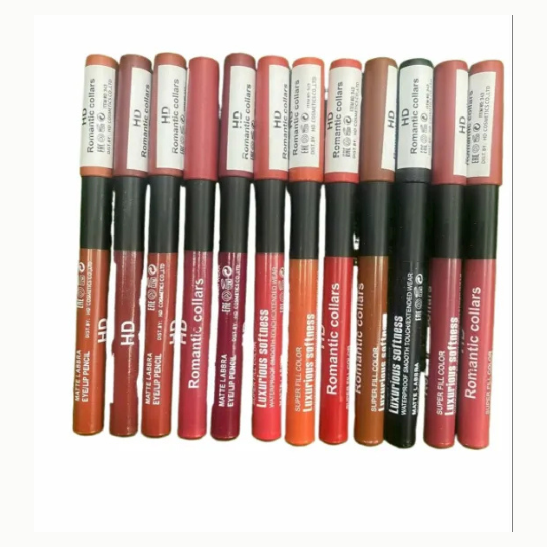 HD lip pencil beautiful color pack of 12