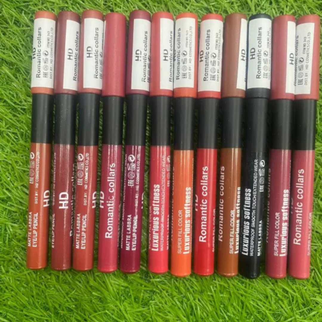 HD lip pencil beautiful color pack of 12