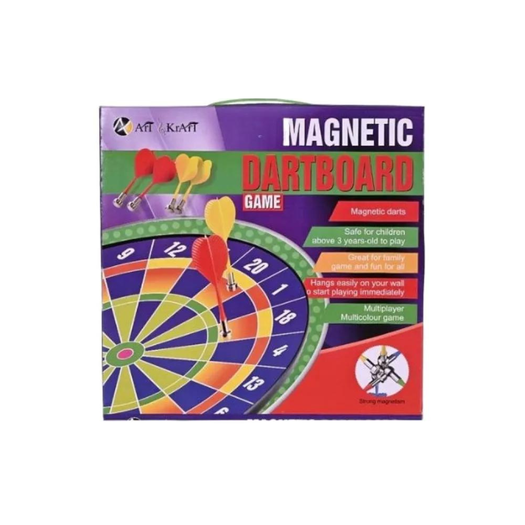 Art & Kraft Magnetic Dart Board Game Set