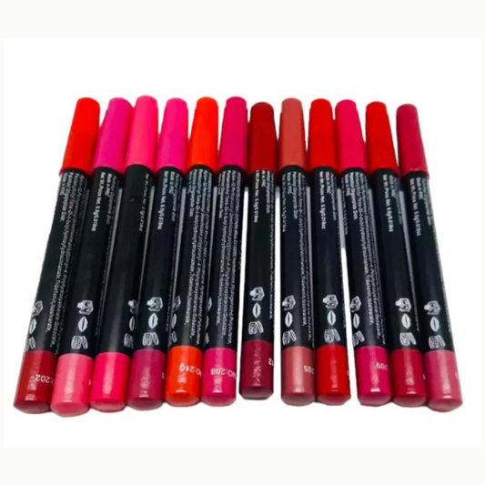 CosmoXcosmetics Professional Best Quality Lip Pencils (12 Pcs Pack)