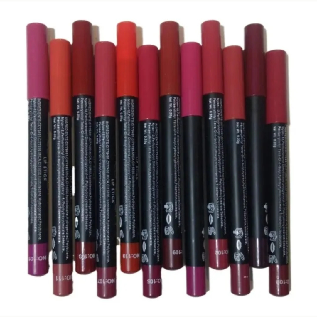 Lip Pencils (Pack Of 12) - AA Beauty And Cloths