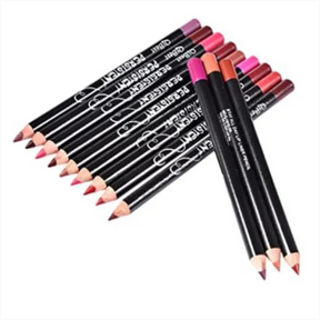 Matte LipLiners Redish Lip Pencils Available in Half Set/Full Set