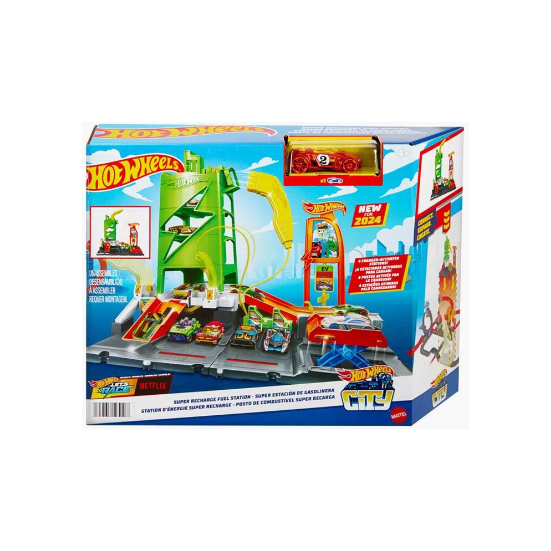 Hot Wheels City Super Recharge Fuel Station