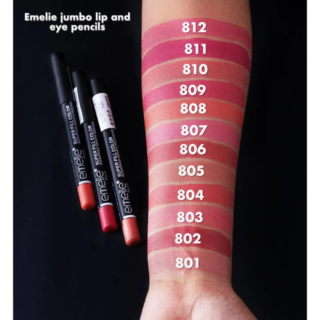 EYE AND LIP PENCILS PACK OF 12