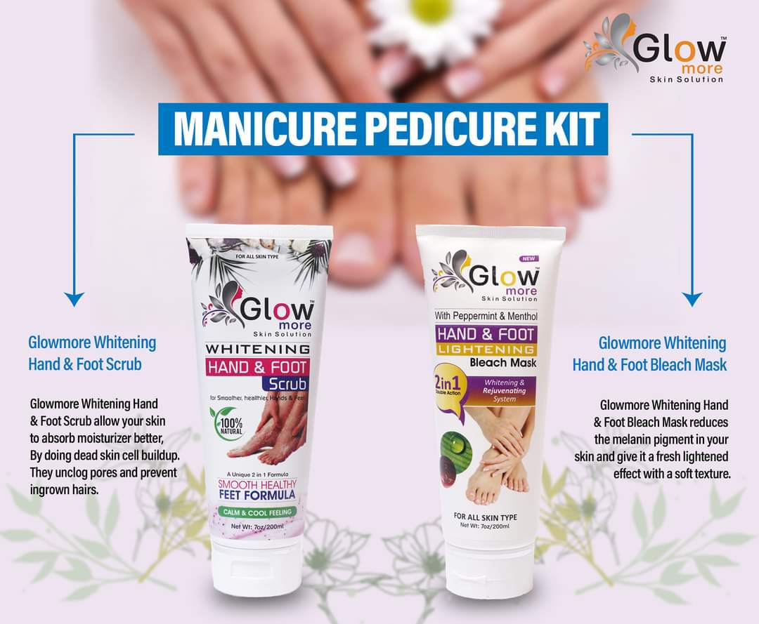Glow More Manicure & Pedicure Kit Pack of 2 (200ml)