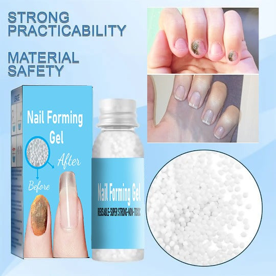 Super Strong Base and Cover Nail Gell Extra Strength Toenail & Fingernail Renewal, No Methanol, Fast & Visible Results, Formaldehyde-Free, Glycerin-Infused, Hyaluronic Acid, All Skin Types, Drying Formula  24-Hour Support