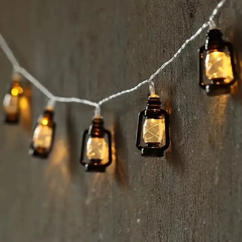 Vintage Kerosene Lamp LED String Lights