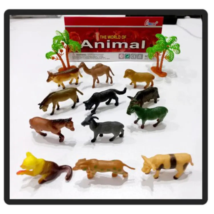 Farm Animals Toy Set For kids Use in school project