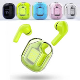 Bluetooth Compatible 5.3 LED Power Digital Display Stereo Sound Transparent Wireless Earbuds