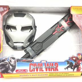 FIGURE TOY MARVEL IRON MAN WAR MACHINE MASK & BATON HASBRO