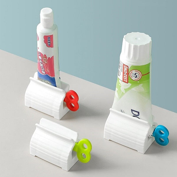 Toothpaste Tube Squeezers Toothpaste Tube Holder Multifunction Manual Rotate Toothpaste Dispenser Tube Squeezer Tool Stand for Bathroom
