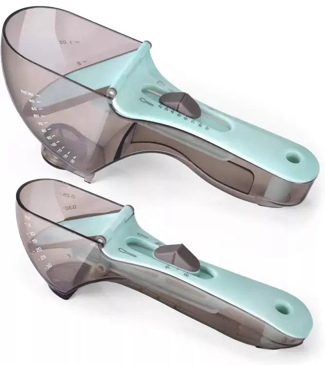 Adjustable Measuring Cups and Spoons Set (2 Pieces)