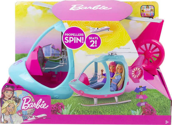 PLAY SET BARBIE ADVENTURE  HELICOPTER BARBIE