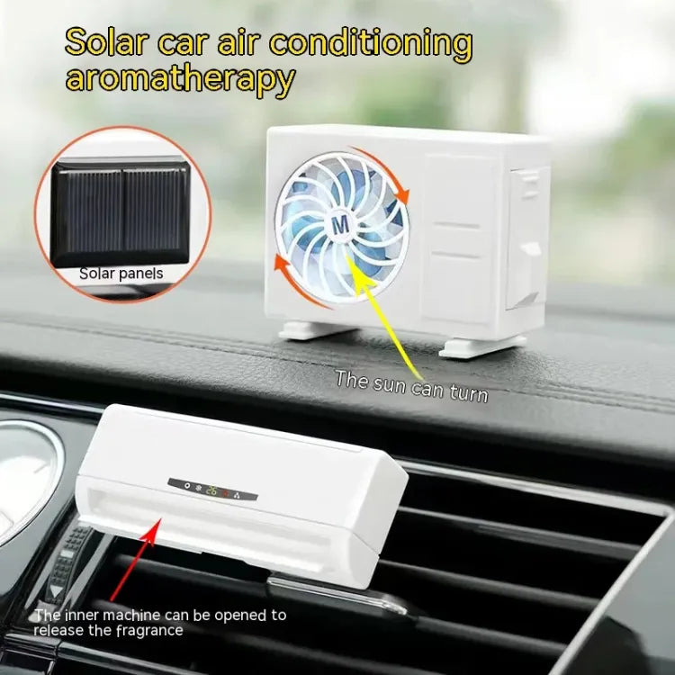 Solar Car Air Freshener Fragrance Air Conditioning Model Automotive Aromatherapy Perfume Diffuser Interior Accessories