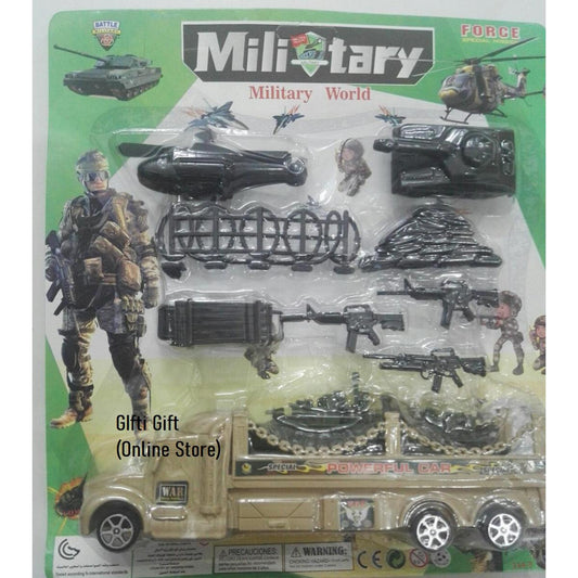 Army tank Set Pack of 2 truck toy for kids (10 inches) Large Size