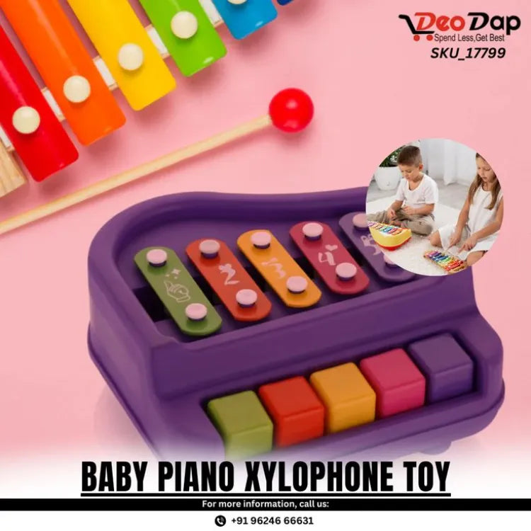 AZ Presents Plastic And Wooden xylophone toy for kids Xylophone for kids Piano Marimba Vibraphone Gambang Glockenspiel Children learning toys