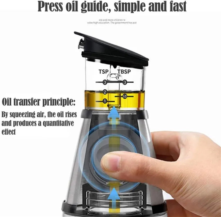 Press And Measure Oil And Vinegar Dispenser - 500 ML