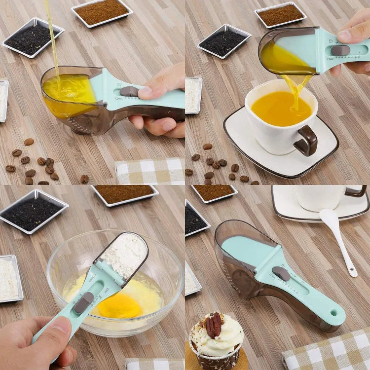 Adjustable Measuring Cups and Spoons Set (2 Pieces)