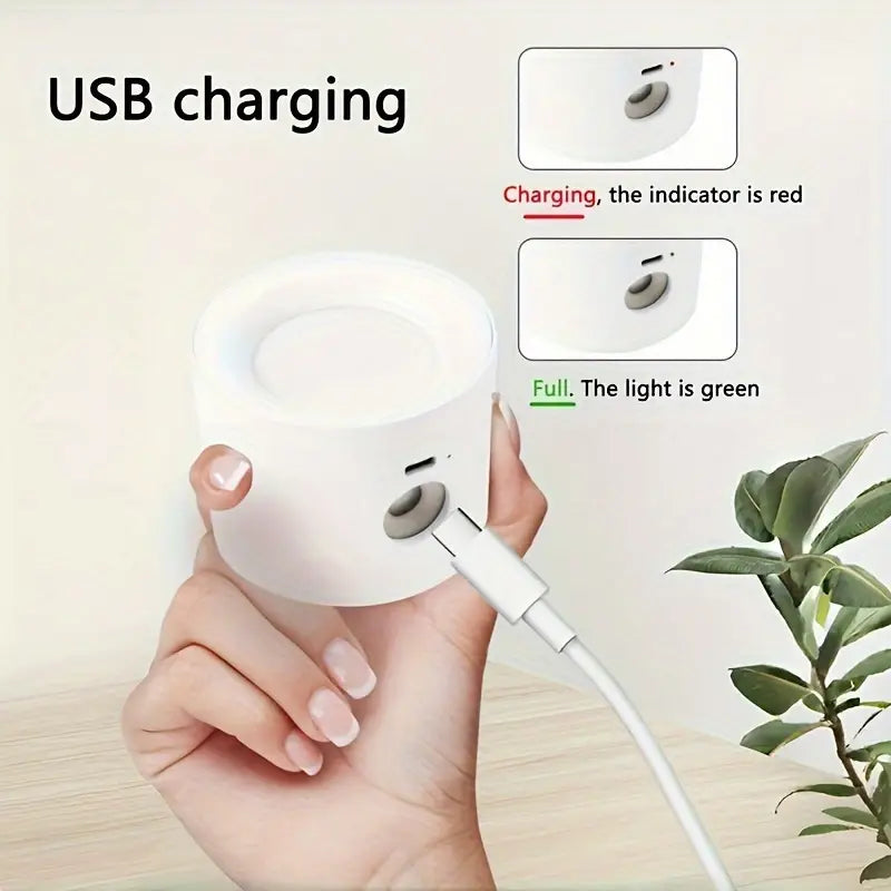 Magnetic LED Night Light Rechargeable Reading Lights Touch Remote Control Wall Sconces Light Cabinet Spotlight Night Wall Lamp