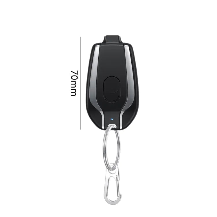 1500mah Mini Portable Keychain Phone Charger Emergency Power Banks Retractable Plug Power Fast Charging For iPhone 12/12Pro/Max