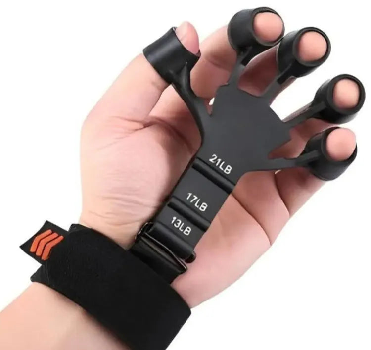 Hand Finger Gripper Finger Exerciser Hand Guitar Finger Exerciser - Hand Gripper - Finger Strengthener Exerciser Grip Wrist Forearm Adjustable Trainer Hand Strength, Precision Control - Resistant Levels Recovery Physical Tools Hand Strengthener Home & Gym