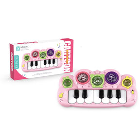 CSCHome 12 Keys Piano Keyboard for Kids Toddler Musical Instruments Toys Multifunctional Musical Electronic Pianotoy with Colorful Lights