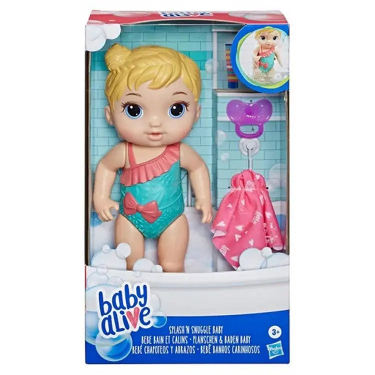 BABY BABY ALIVE SPLASH N SNUGGLE HASBRO