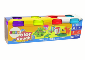 Animal Play Dough Set 4 Colors Cups