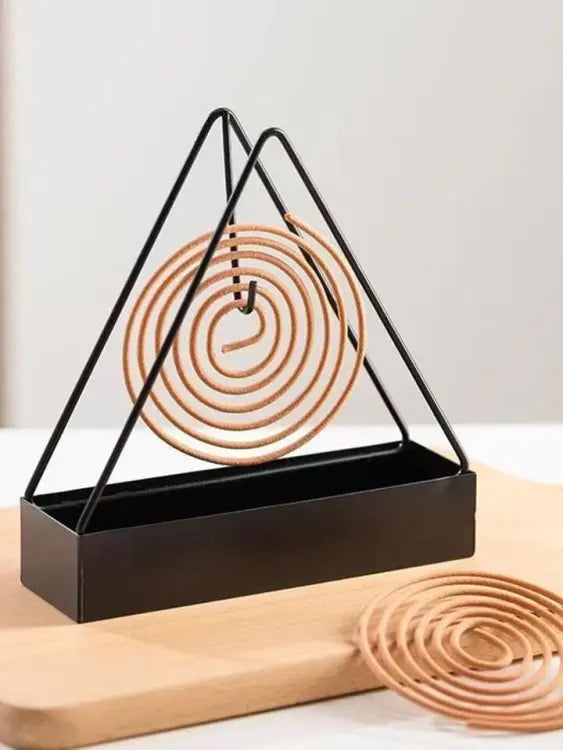 Mosquito Coil Stand Triangle Anti-scald Mosquito Coil Stand Wax Melt Burner Home Decoration Aromatherapy Burner