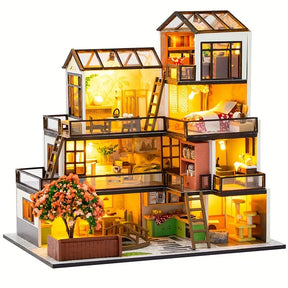 DIY Wooden Miniature House Kit