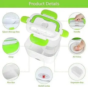 Portable Electronic Lunch Box Tiffin