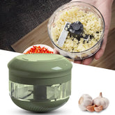 Mini Rotating Food Grinder, Manual Garlic Chopper, Mini Rotating Grinder Food Twister, Handheld Fruits Mincer, Mini Manual Food Chopper, Manual Mashed Garlic Food Processor, Multifunctional Vegetable Chopper, Mini Grinder Cutter, Household Kitchen Gadget