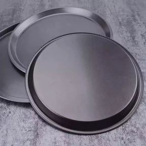 Non-Stick Pizza Pan, Round Pizza Pan Deep Dish Tray, Carbon Steel Non Stick Mold Baking Tool
