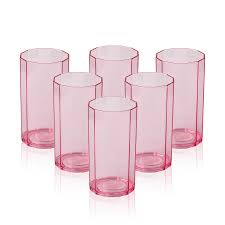 PARTY ACRYLIC GLASS M-8 PACK OF 6 - (250ML)