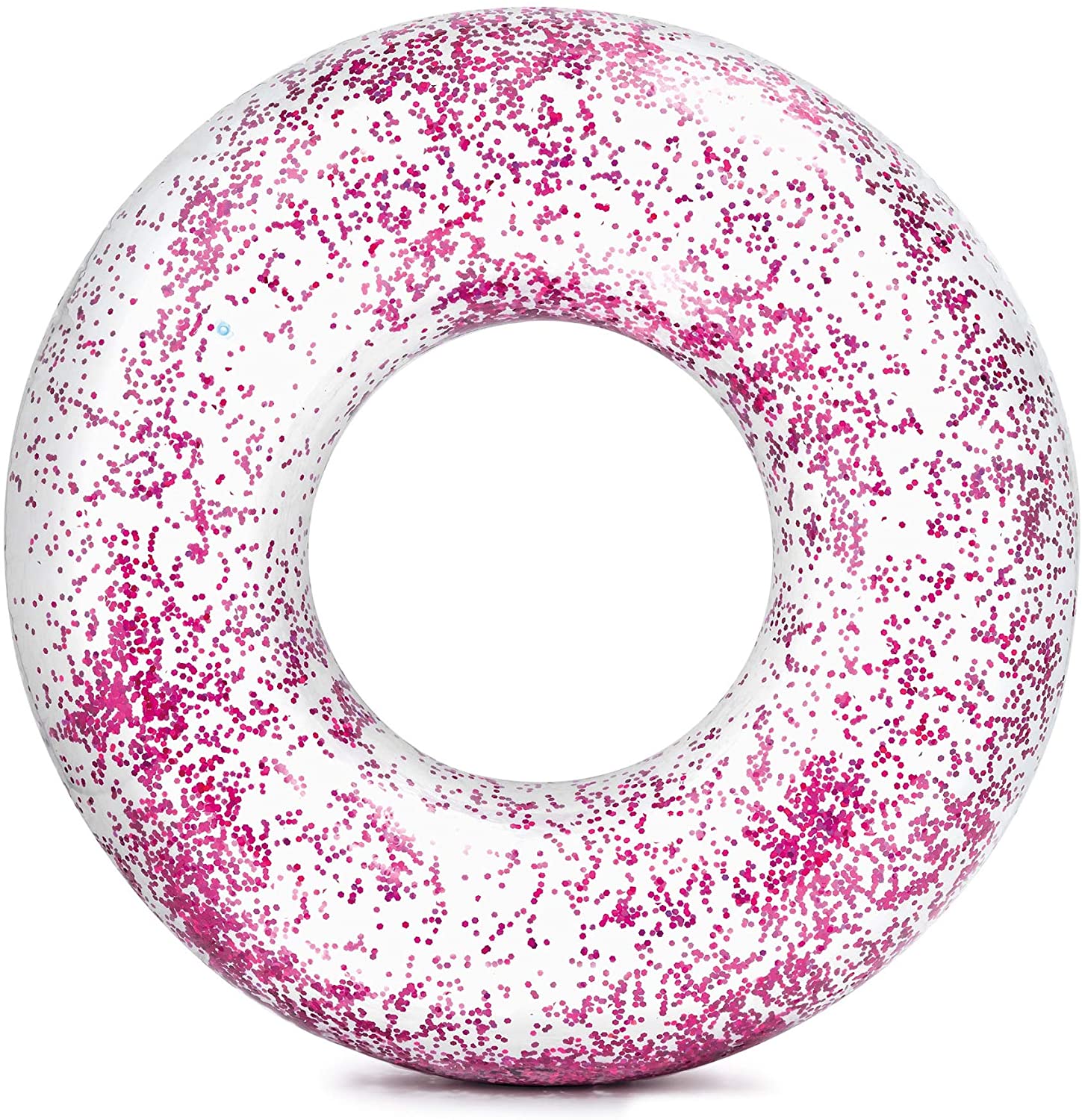 INTEX Transparent Glitter Tubes ( 46.8inch ) Inflatable Swimming Tubes Pool Swim Ring