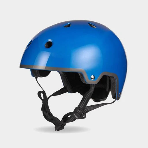 Plain Helmet: Metallic Blue
