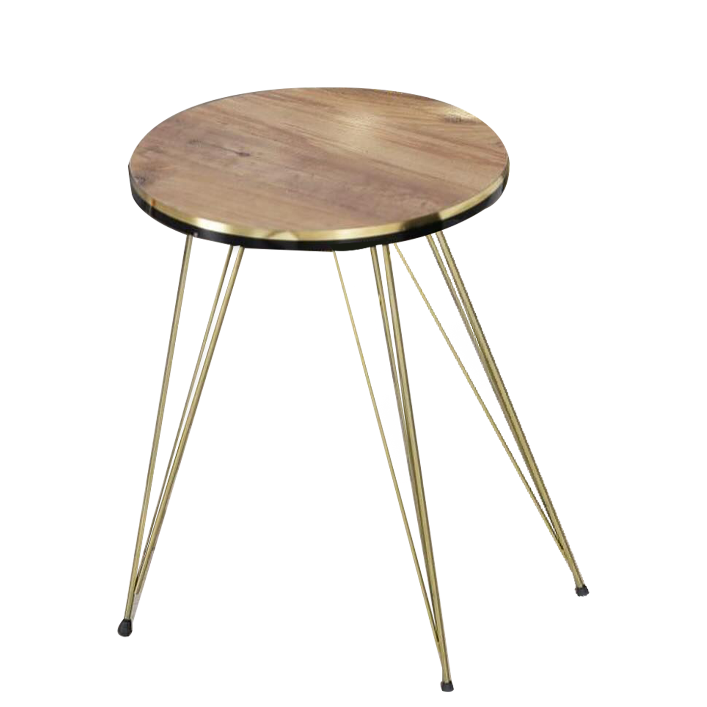 Nesting Round White/Black Side Table / Coffee Table