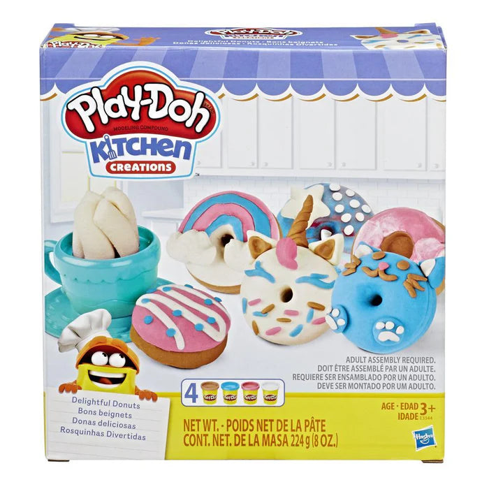 Play-Doh Kitchen Creations Donuts Set with 4 Colours