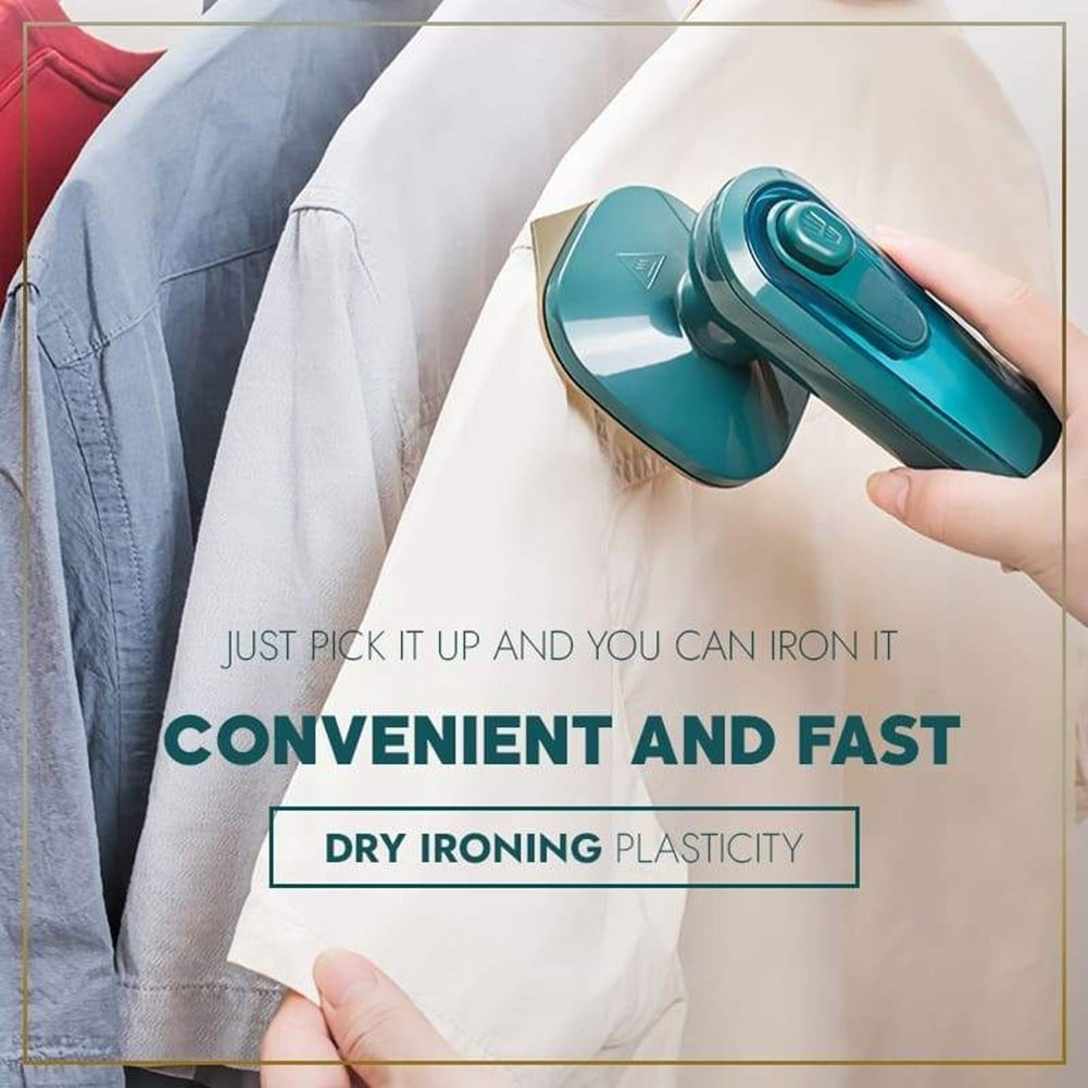 Electric Steam Iron Garment Steamer Iron 150℃ Mini Portable Handheld Hanging Wet Dry Ironing Machine Mini Steam Iron