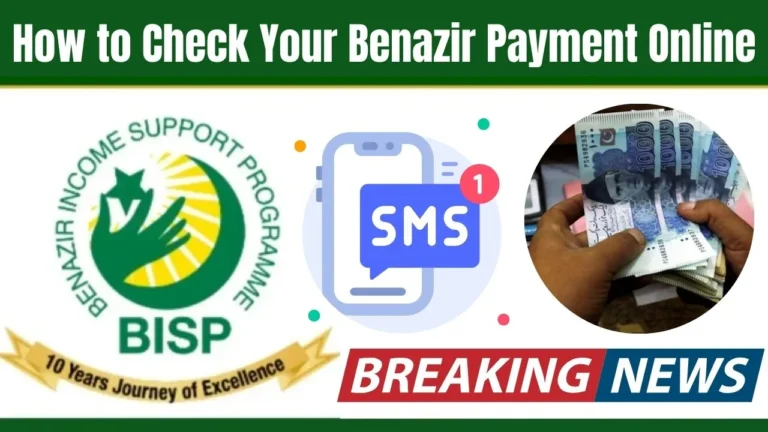 How to Check Your Benazir Payment Online