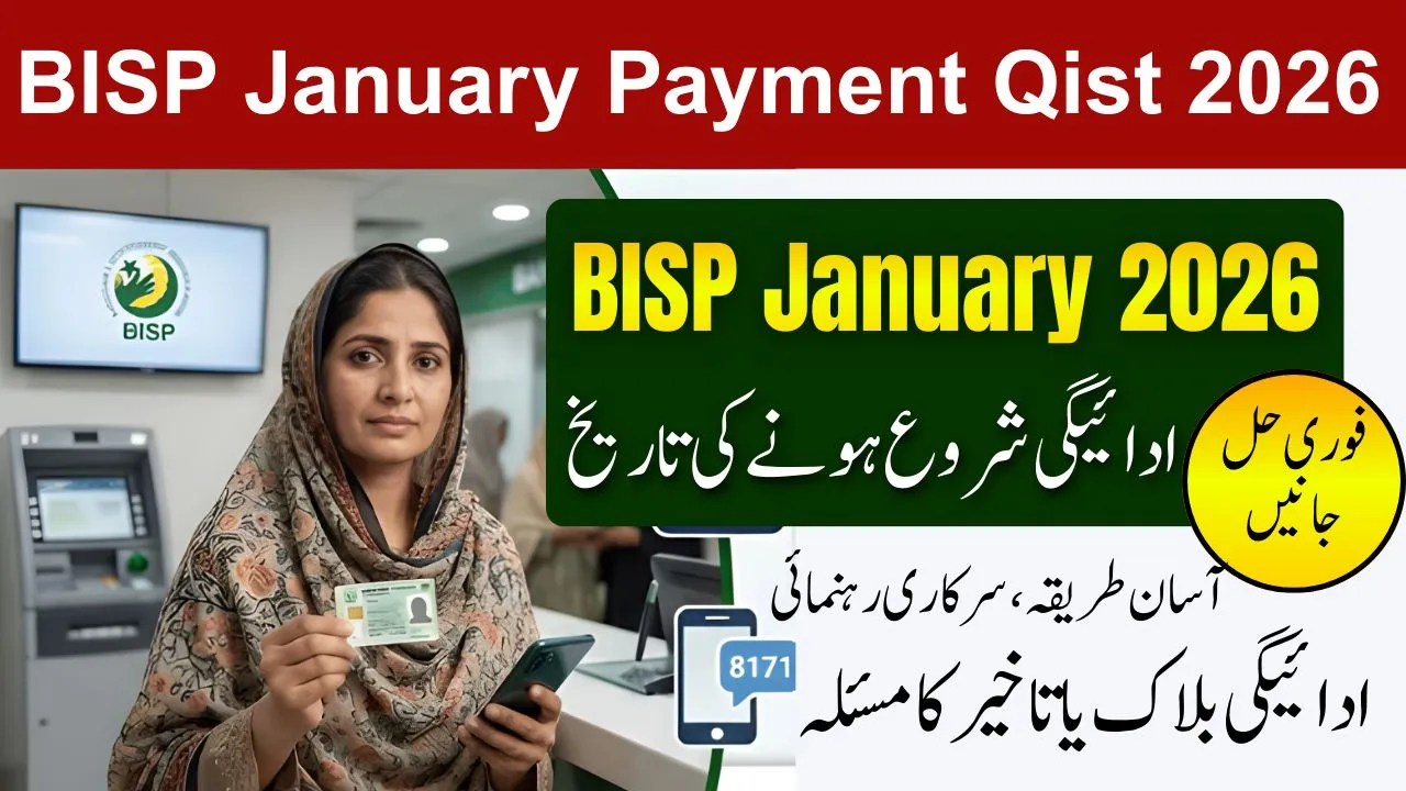 BISP January 2026 Payment Qist – Start Date, Schedule & How to Receive Funds